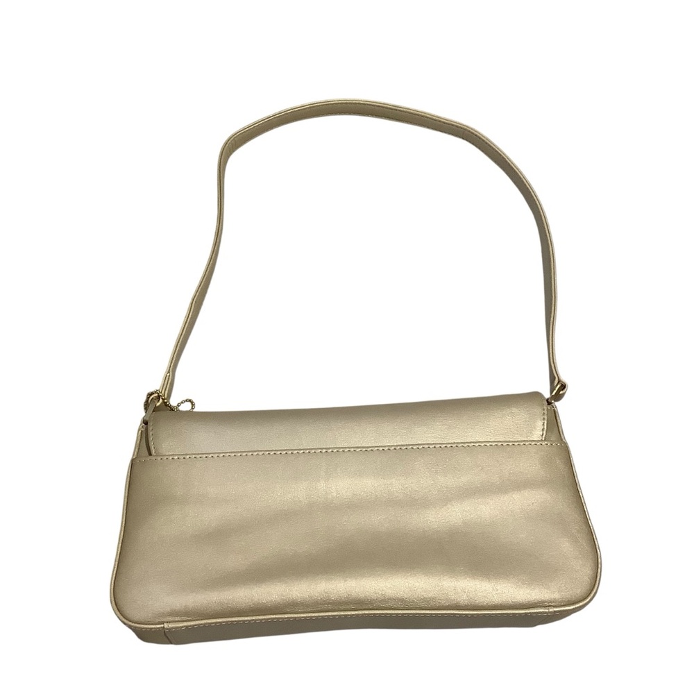 Giani Bernini Metallic Gold Mini Baguette Shoulder Bag - Picture 4 of 13